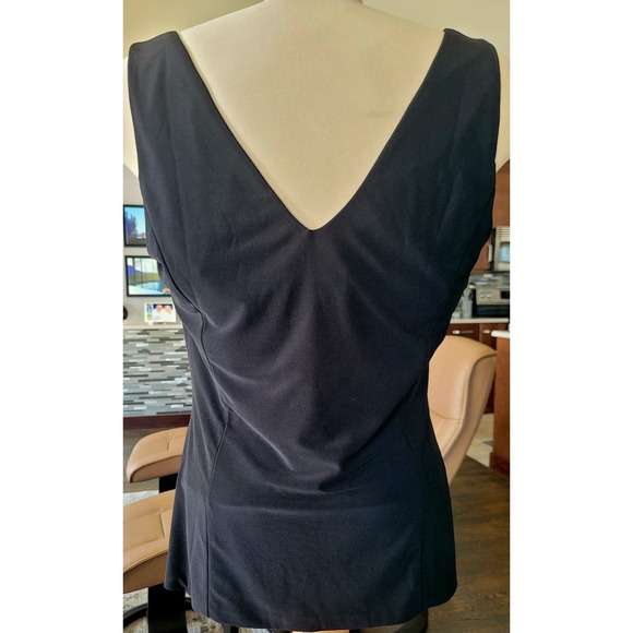NWT Frank Lyman Black Tank Top Sz 14 - Wrinkle-free! - Picture 2 of 2